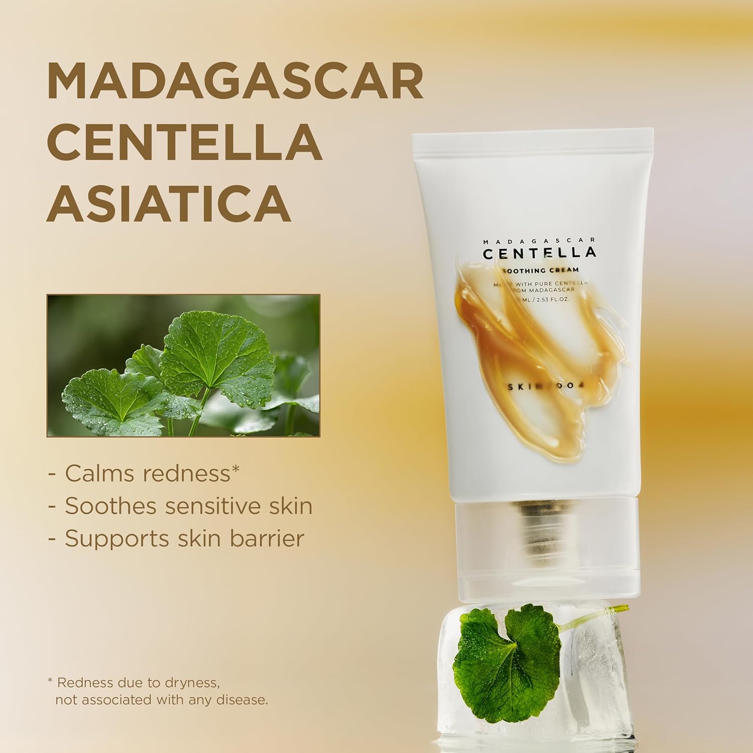 SKIN1004 Centella Repair Cream 2.53 fl.oz (75ml) | Soothing and Calming Cream with Centella Asiatica Extract, Ceramide, and Madecassoside | Moisturizing and Nourishing Skin Barrier Strengthening Cream - View 7 of 8