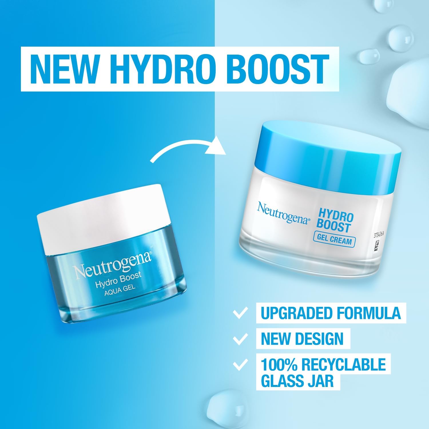 Neutrogena Face Cream Gel Hydro Boost, Quenches Dry Skin And Keeps It Looking Smooth And Supple. Lightweight, Quick-Absorbing Formula, 50Ml - View 6 of 8