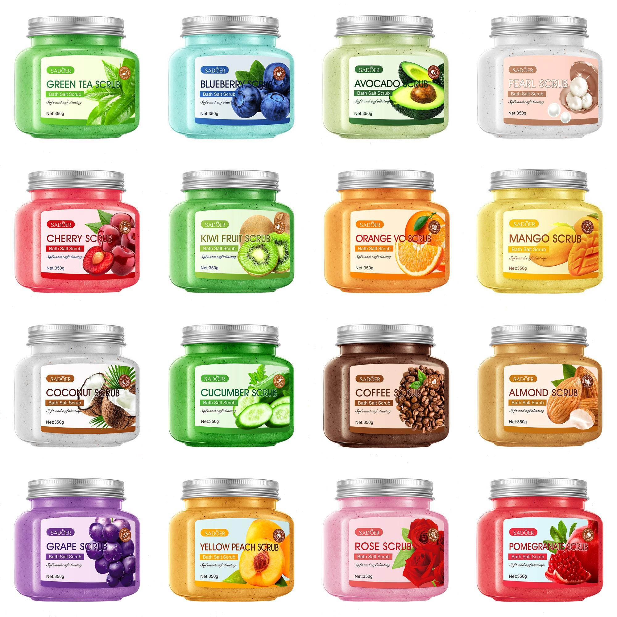 [ROREC] SADOER [Flavor] Bath Salt Scrub – Soft & Exfoliating, Nourishing, Moisturizing, Smooth Skin Body Care 350g-Almond(FROM MALAYSIA) - View 2 of 3