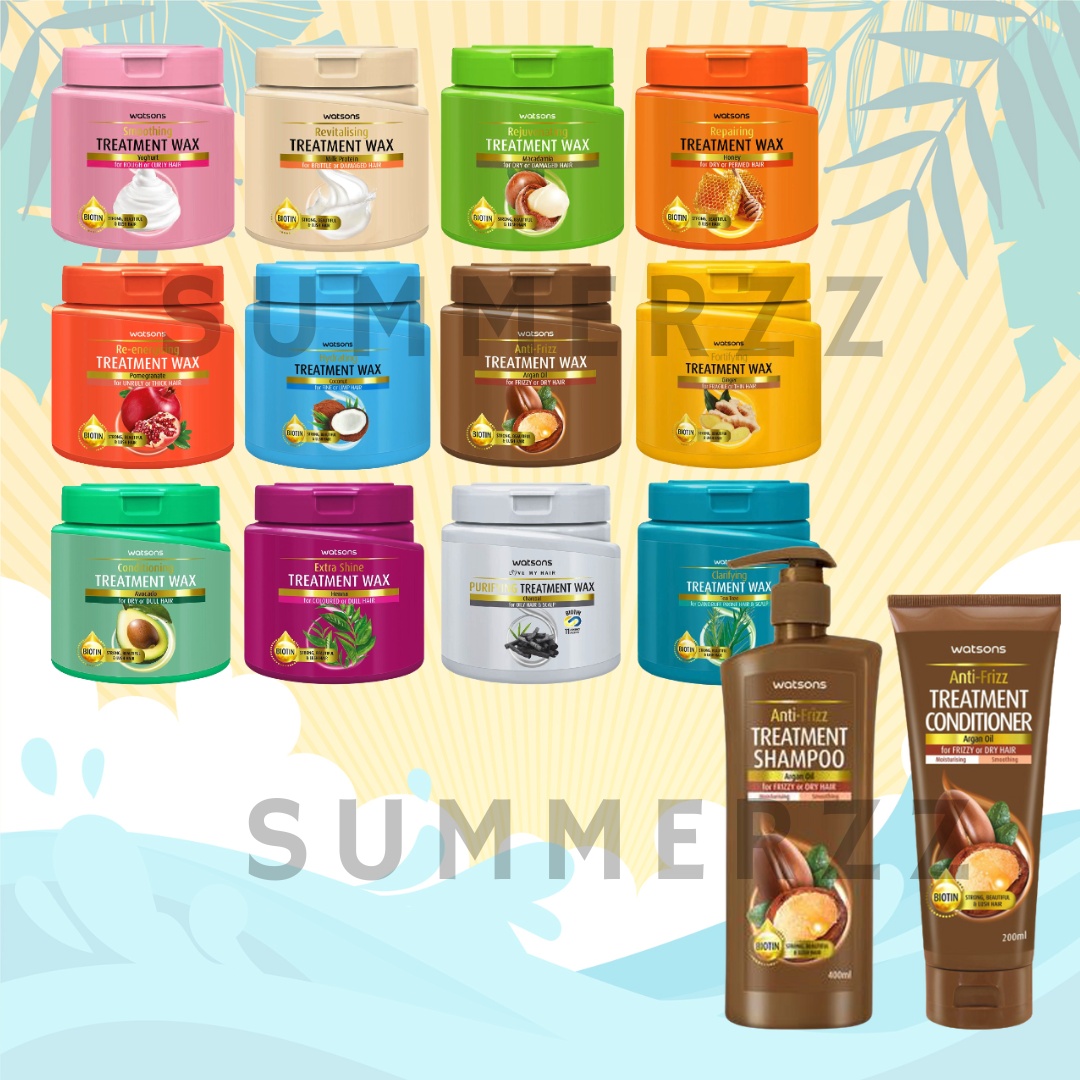 Watsons Shampoo Treatment Wax Conditioner 400ml-shampoo argon oil(FROM MALAYSIA) - View 2 of 2