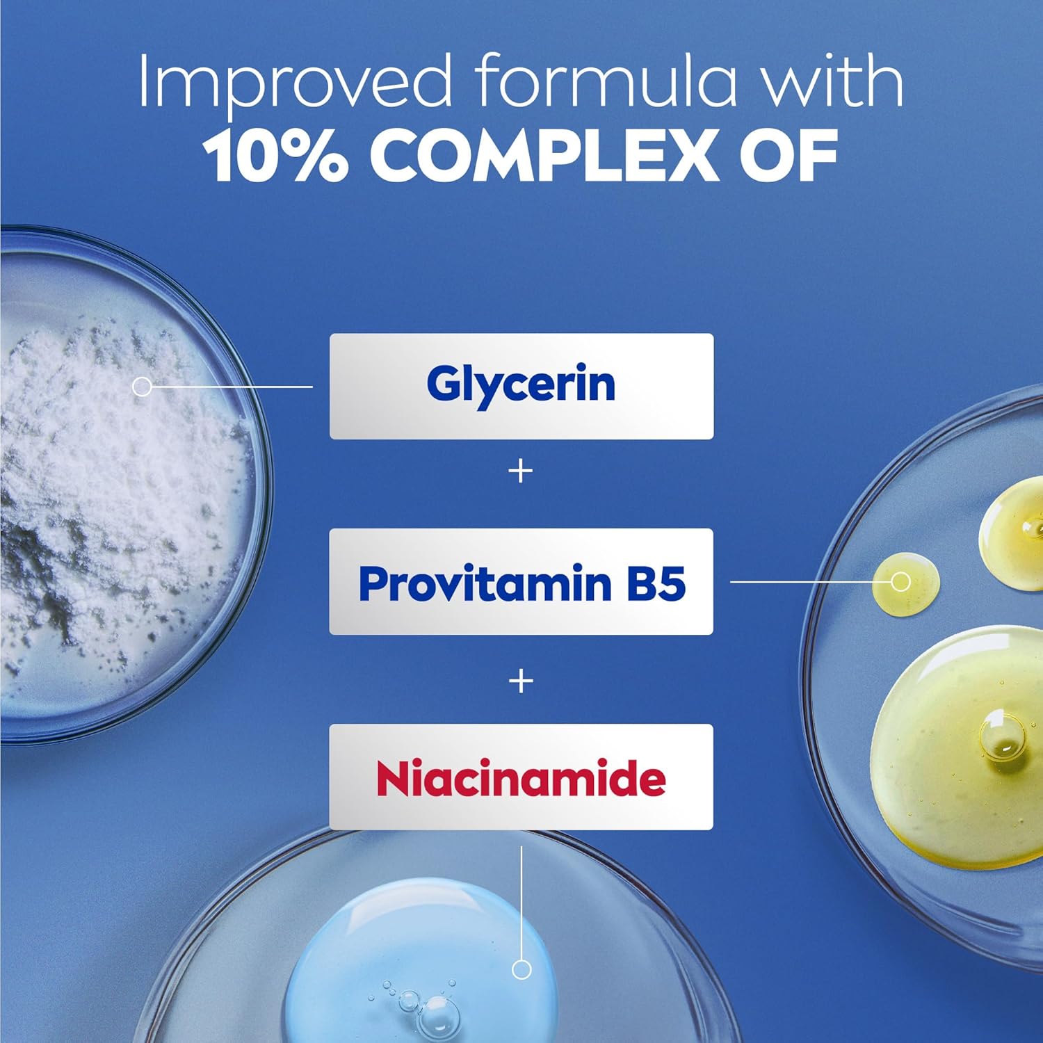 NIVEA Body Lotion for Very Dry Skin, Repair & Care, with 10% Glycerin, ProVitamin B5 and Niacinamide, 72H Relief from Dry & Tight Skin, 400ml - View 4 of 7