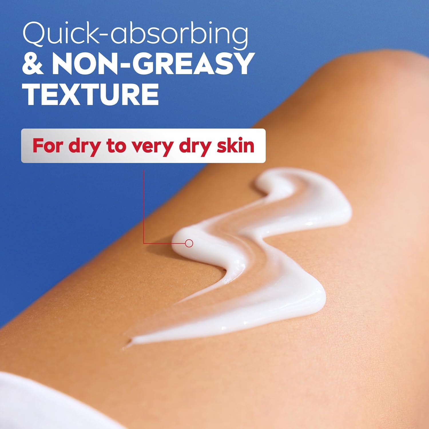 NIVEA Body Lotion for Very Dry Skin, Repair & Care, with 10% Glycerin, ProVitamin B5 and Niacinamide, 72H Relief from Dry & Tight Skin, 400ml - View 6 of 7