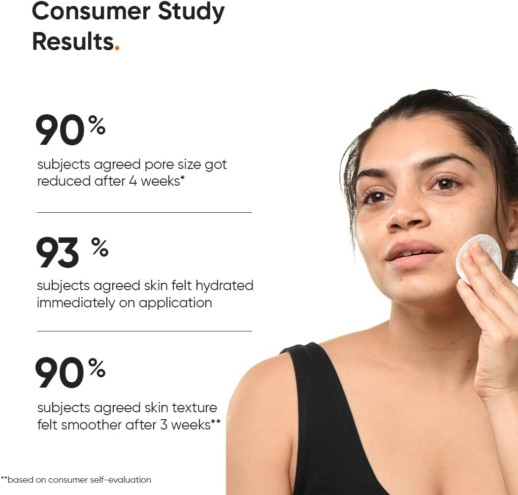 Minimalist Hydrating & Soothing Glow Boosting Face Toner | Pore Tightening & Mild Exfoliation For Sensitive & Normal Skin | PHA 3% Alcohol-Free Face toner - View 3 of 6