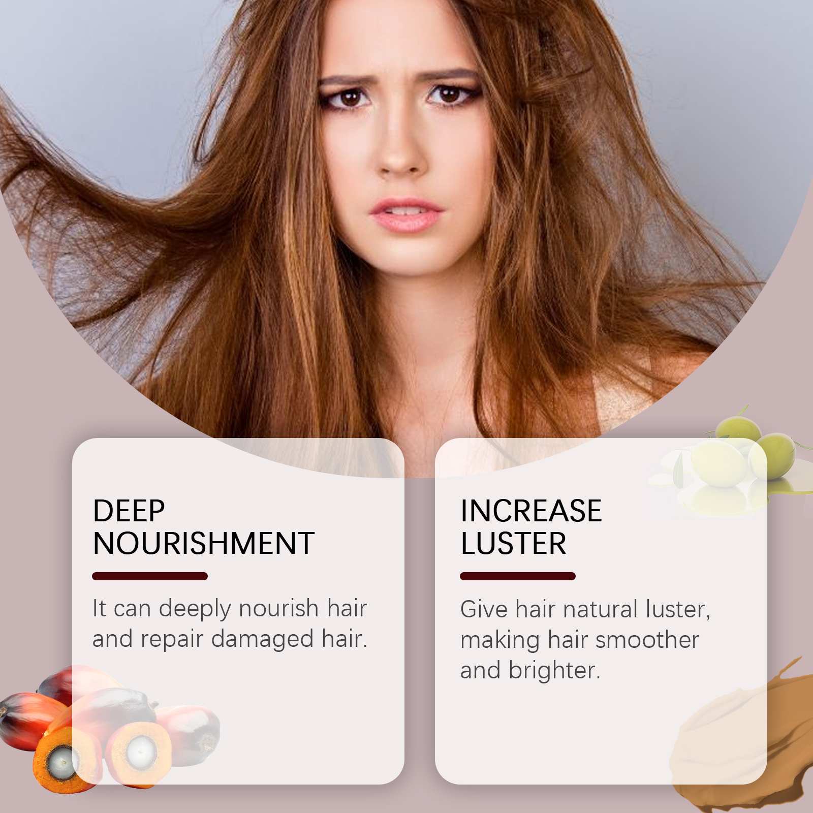 Batana Oils Hair Treatment Mask 30g - Damage Repair & Keratin Infusion for Hair, Hair Repairing & Hydrating Treatment Hair Mask(FROM MALAYSIA) - View 2 of 3
