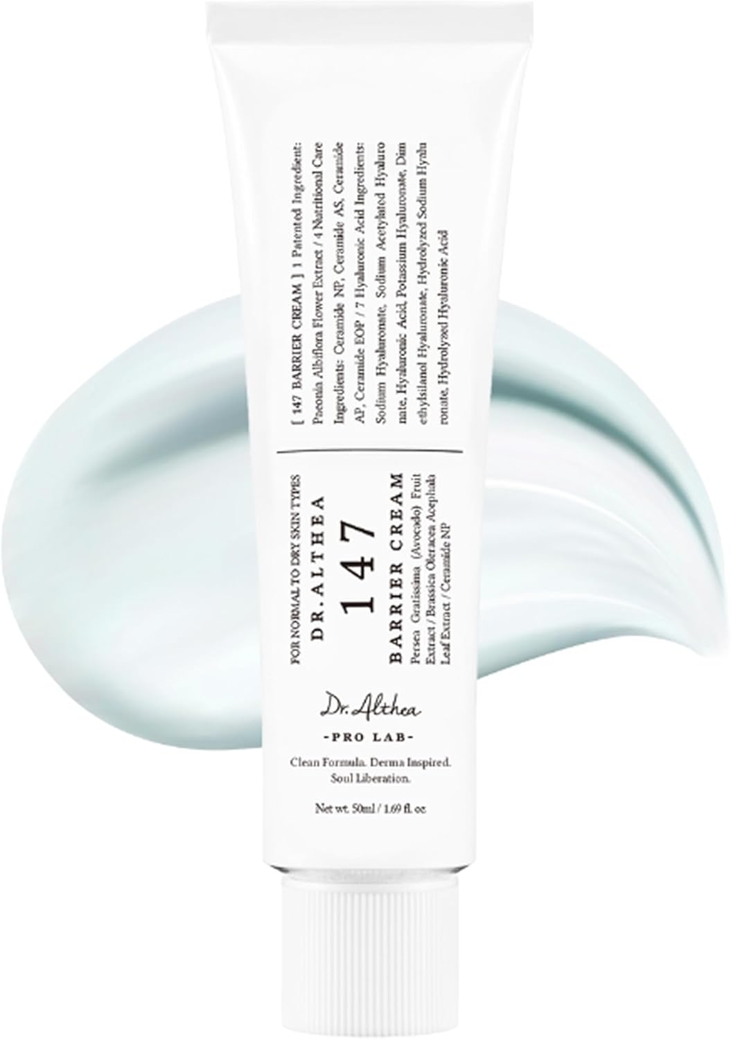 Dr.Althea 147 Barrier Cream | Daily Skin Barrier Repair Care | Deep Hydrating with Hyaluronic Acid & Ceramides | Korean Vegan Skincare for All Skin Types | 1.7 Fl Oz - View 2 of 2
