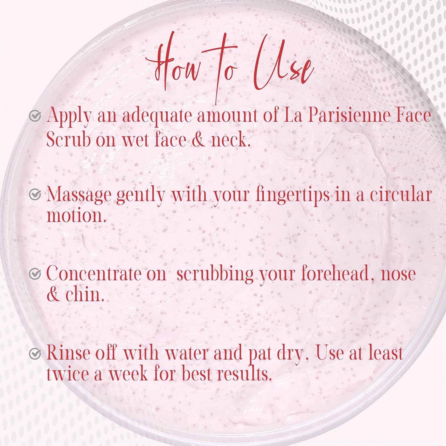ECOLYTE+ Face Scrub La Parisienne, Deeply Exfoliates, Reveal Smooth & Beautiful Skin, Exfoliating Scrub, Facial Exfoliant, Moisturizing, Glowing Skin - (Raspberry Bubblegum, 500 ml) - View 2 of 6