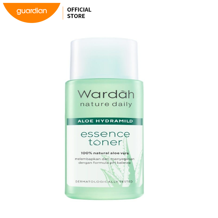 Wardah Nature Daily Aloe Hydramild Essence Toner 100ml | Aloe Vera Hydrating Facial Toner | Moisturizing Essence Care for Dry and Dehydrated Skin | Refreshes, Soothes and Helps Maintain Soft Smooth Looking Skin - View 2 of 3