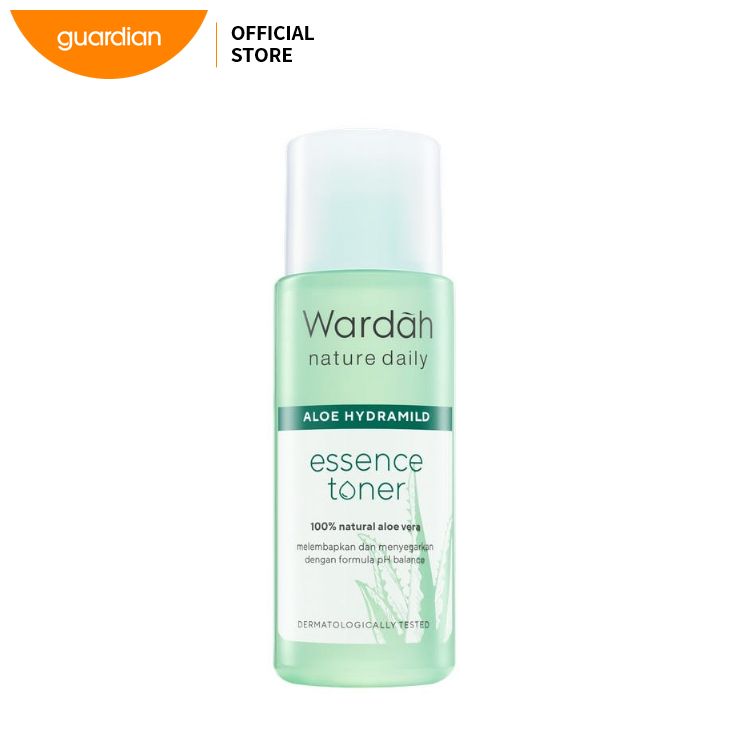 Wardah Nature Daily Aloe Hydramild Essence Toner 100ml | Aloe Vera Hydrating Facial Toner | Moisturizing Essence Care for Dry and Dehydrated Skin | Refreshes, Soothes and Helps Maintain Soft Smooth Looking Skin - View 3 of 3