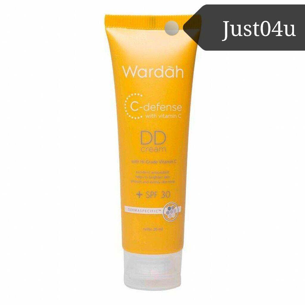 Wardah C-Defense DD Cream SPF30 PA+++ 20ml | Daily Defense Cream with Vitamin C | Lightweight Coverage Sunscreen Moisturizer | Brightening Face Cream for Even Tone, Hydration and UV Protection Daily Use - View 3 of 3