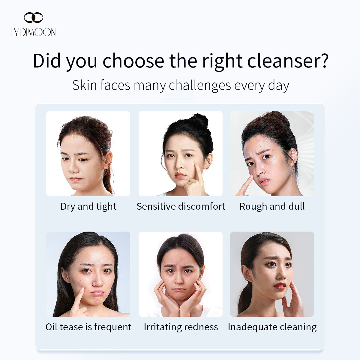 LYDIMOON Facial Cleanser for Acne Care 100g | Gentle Acne Removal Face Wash | For Sensitive Skin Repair | Deep Cleansing Formula for Men and Women to Help Clean, Refresh and Balance Skin - View 2 of 3