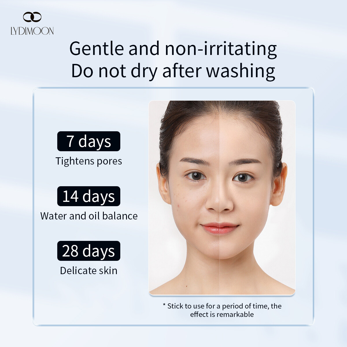 LYDIMOON Facial Cleanser for Acne Care 100g | Gentle Acne Removal Face Wash | For Sensitive Skin Repair | Deep Cleansing Formula for Men and Women to Help Clean, Refresh and Balance Skin - View 3 of 3