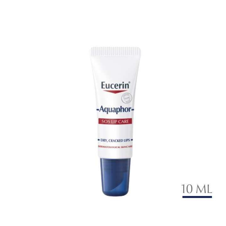 Eucerin Aquaphor SOS Lip Repair 10ml | Intensive Moisturizing Lip Care Balm | Soothes Dry Cracked Lips | SPF15 Protection | Dermatological Skincare Formula for Soft, Smooth and Comfortable Lips Daily - View 2 of 3