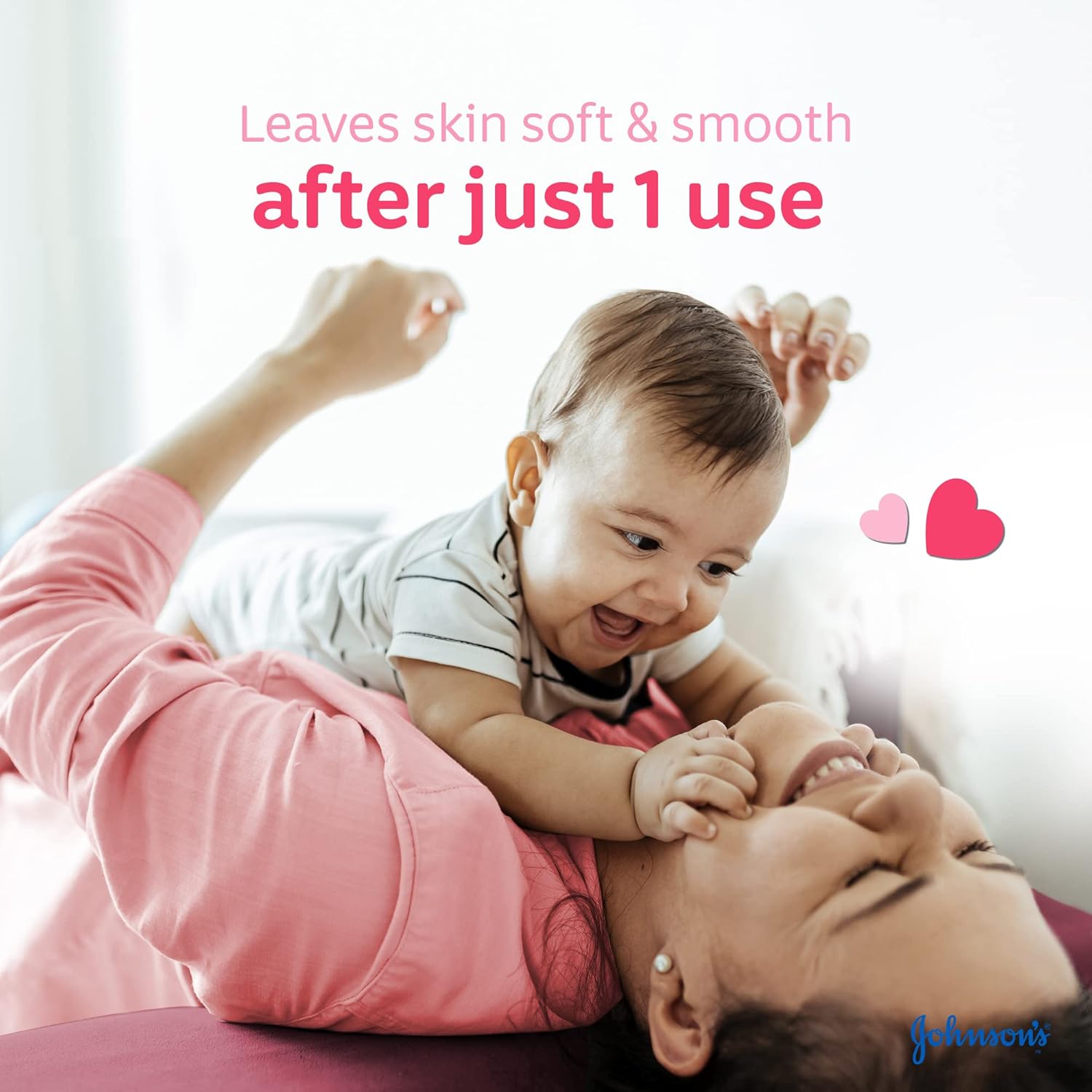 Johnson's Baby 24-Hour Moisture Lotion, Clinically Proven Mildness for Delicate Skin, 500ml + 200ml, Long-Lasting Hydration and Gentle Care for Your Little One - View 3 of 6