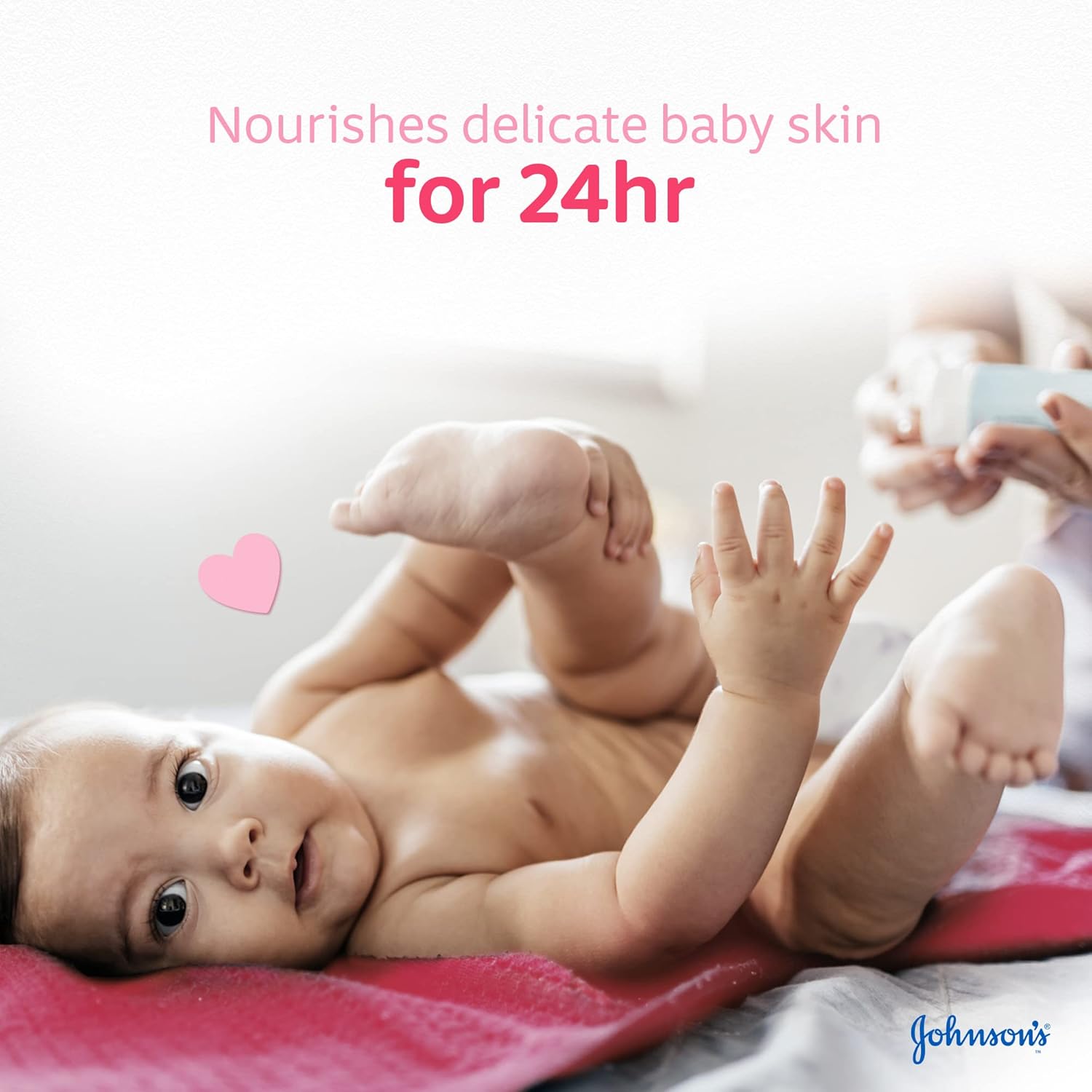 Johnson's Baby 24-Hour Moisture Lotion, Clinically Proven Mildness for Delicate Skin, 500ml + 200ml, Long-Lasting Hydration and Gentle Care for Your Little One - View 6 of 6