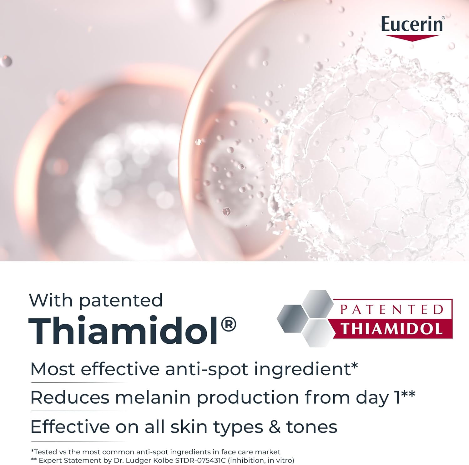 Eucerin Even Pigment Perfector Skin Perfecting Face Serum with Thiamidol and Hyaluronic Acid, Reduces Pigment Spots, Visible Radiance on the Skin, Moisturizer for All Skin Types, 30ml - View 6 of 9