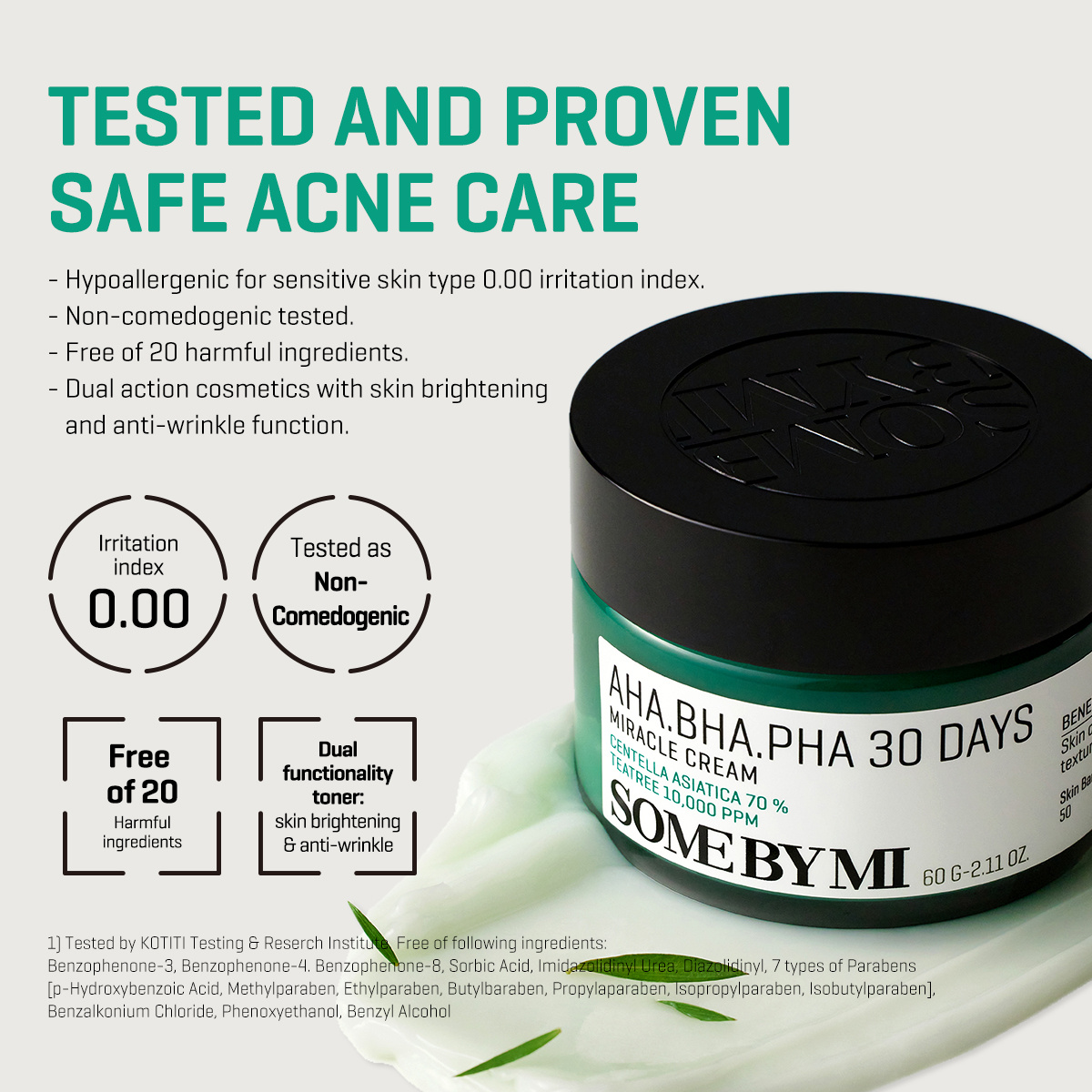 SOME BY MI AHA-BHA-PHA 30 DAYS Miracle Cream 20g(FROM MALAYSIA) - View 3 of 3