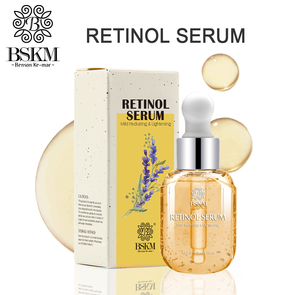 BSKM Retinol Serum Anti-Aging Facial Essence 28ml | Firming Lifting Collagen Skin Care Serum | Helps Reduce Wrinkles, Fine Lines and Improve Skin Elasticity for Smooth, Tight and Youthful Looking Skin - View 3 of 3