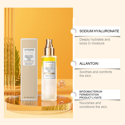 Jaysuing Radiance Booster Serum Spray Facial Oil 100ml | Skin Barrier Strengthening Hydrating Mist | Deep Moisturizing Facial Serum Spray | Helps Nourish, Refresh and Enhance Glossy Radiant Looking Skin - View 3 of 3