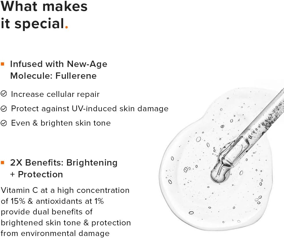 Minimalist Vitamin C 16% Face Serum with Ferulic Acid & Vitamin E | Advanced Skin Brightening & Anti-Aging |Potent Antioxidant for Sun Damage & Dark Spots|86% Pure Ethyl Ascorbic Acid Fullerene|30 ml - View 3 of 6