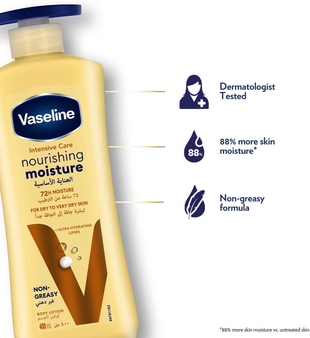 Vaseline intensive care nourishing moisture 2 X 400ml - View 2 of 8