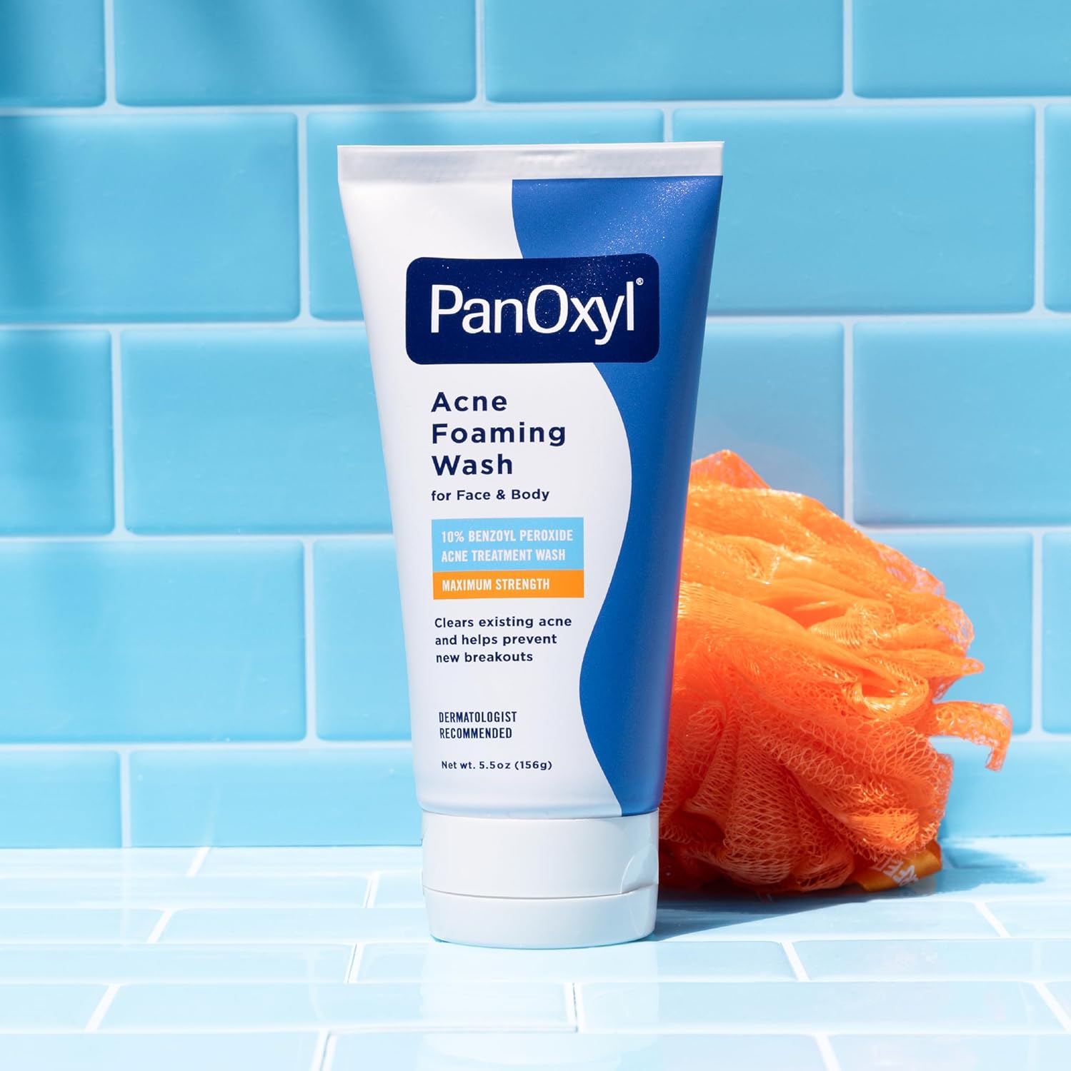 PanOxyl Acne Foaming Wash Benzoyl Peroxide 10% Maximum Strength Antimicrobial, 5.5 Oz, Package may vary - View 3 of 7