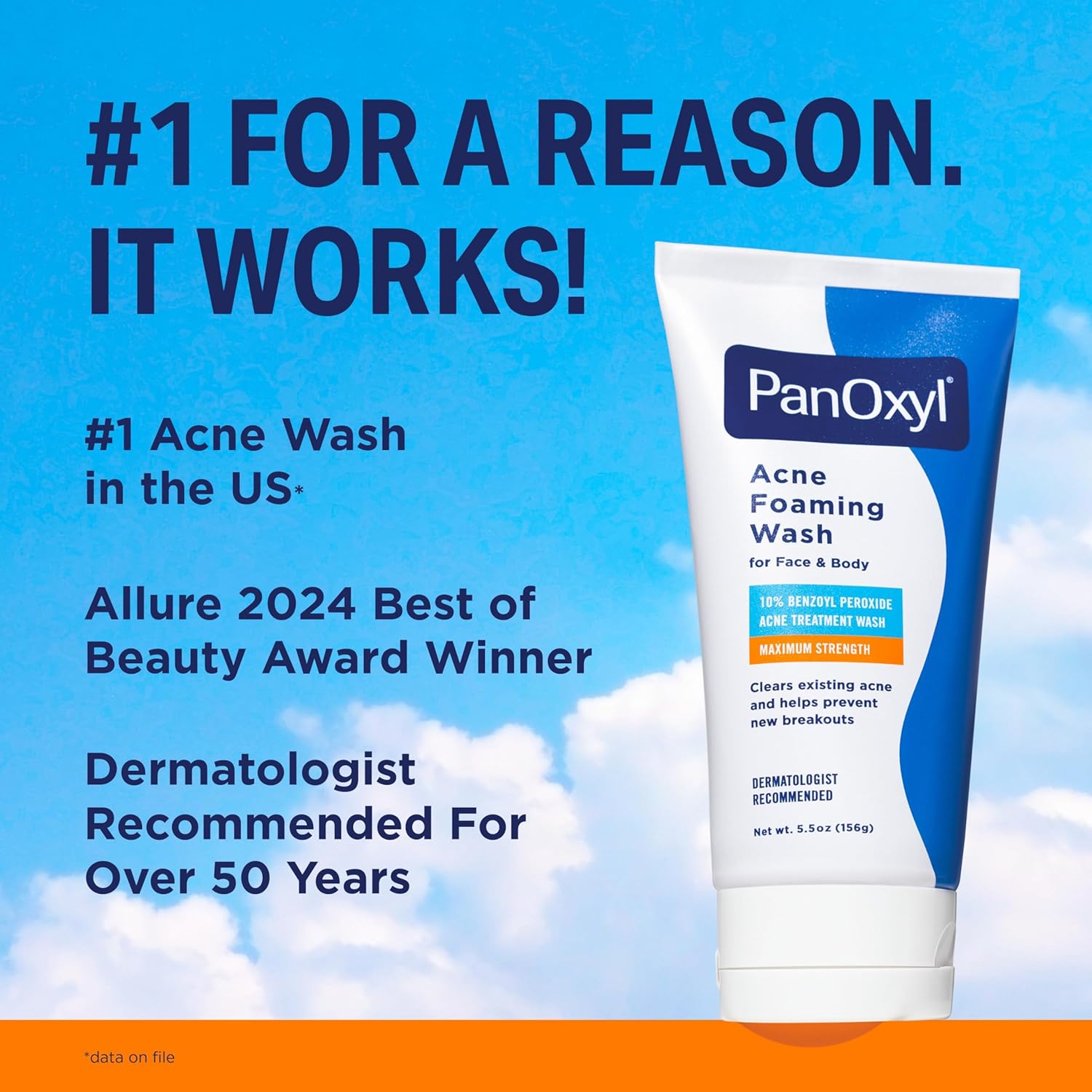 PanOxyl Acne Foaming Wash Benzoyl Peroxide 10% Maximum Strength Antimicrobial, 5.5 Oz, Package may vary - View 6 of 7
