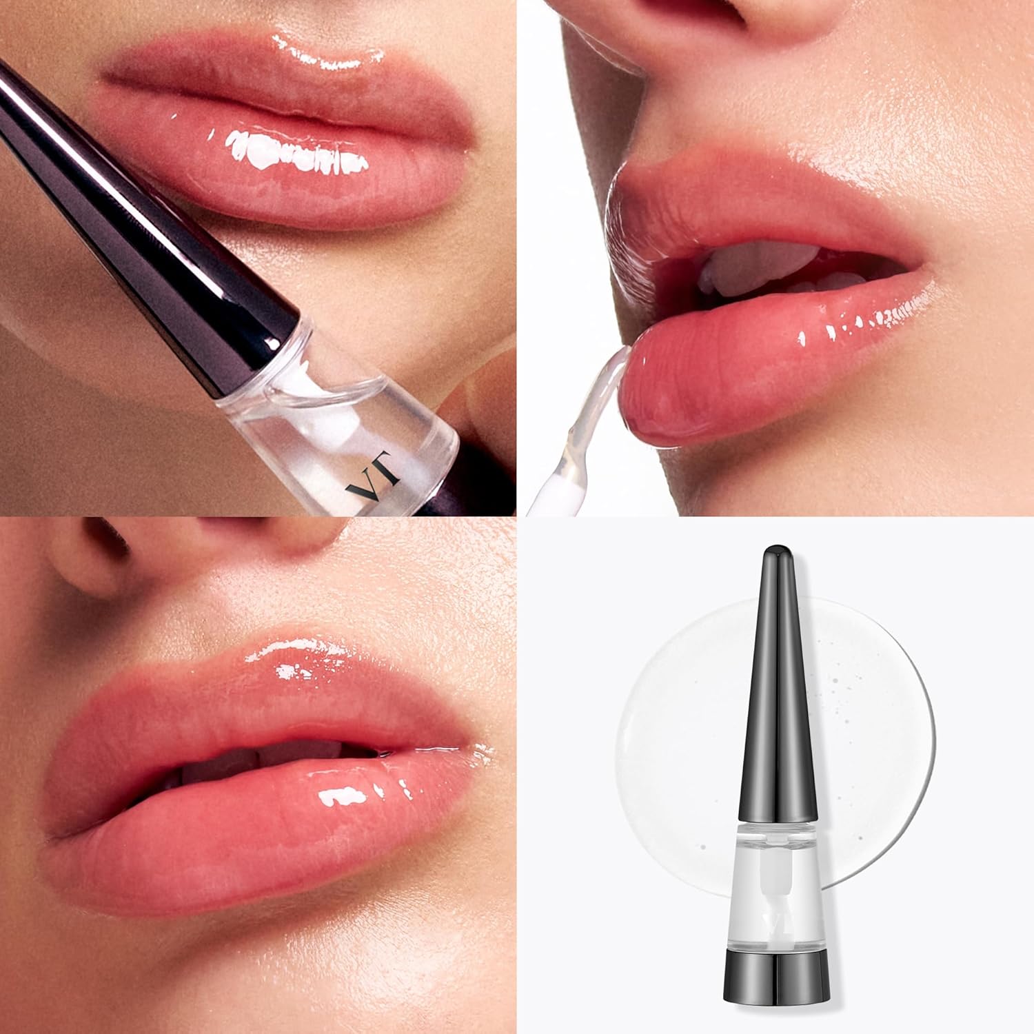 VTCOSMETICS Reedle Shot Lip Plumper (Expert), Moisturizing, Transparent, Lip Gloss, Fragrance-free, Korean Cosmetics, 0.15 oz (4.3 g), - View 3 of 7