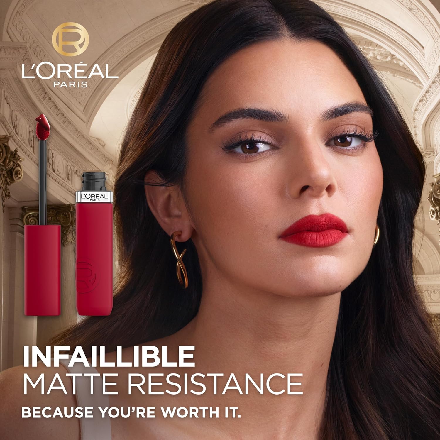 L’Oréal Paris Infaillible Le Matte Resistance Liquid Lipstick up to 16 Hour wear, 645 CRUSH ALERT, 5ml - View 7 of 10