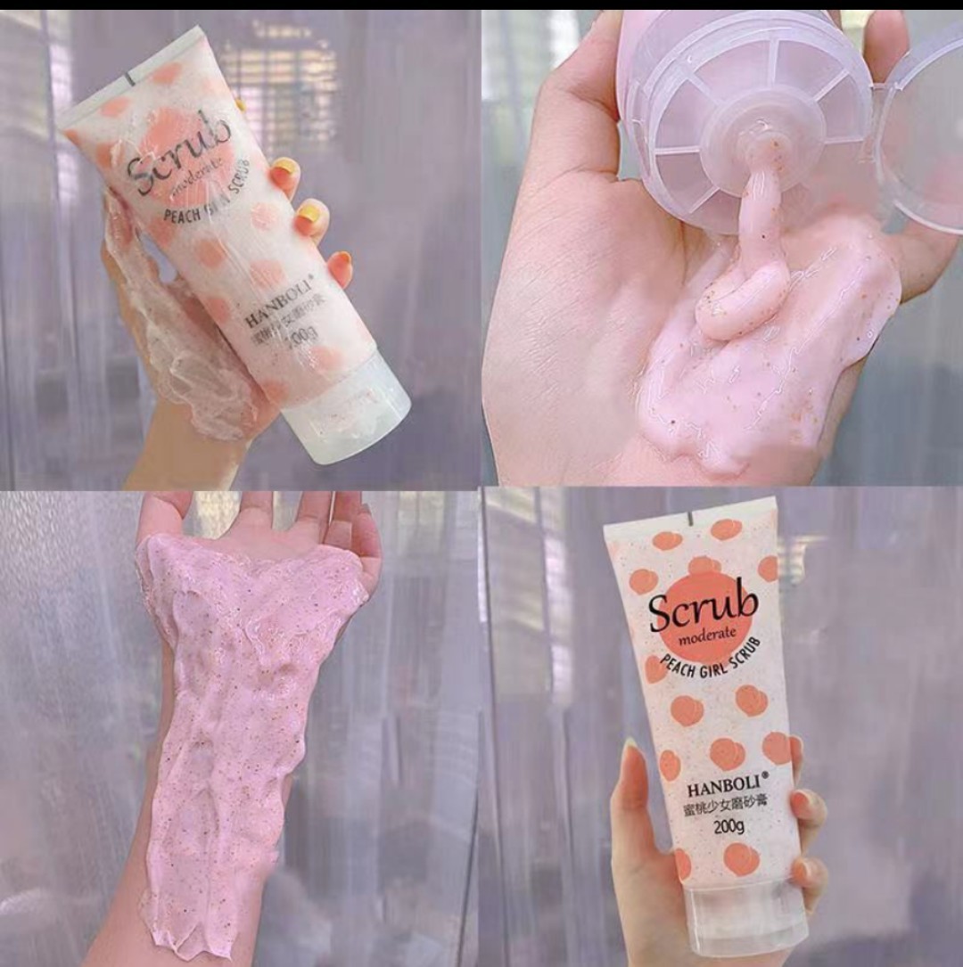 LIFUSHA PEACH GIRL SCRUB MODERATE 200gram(from malaysia) - View 3 of 3
