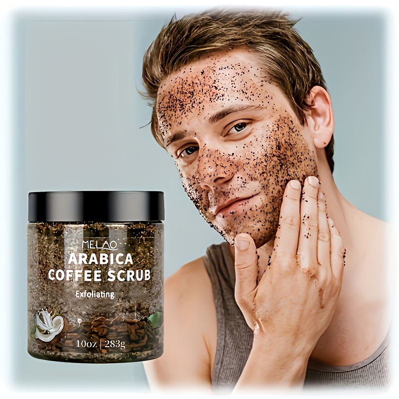 MELAO Arabica Coffee Scrub - All Natural Exfoliating Body Scrub for Skin Care Dead Sea Salt and Arabica Coffee Moisturizing 285g(FROM MALAYSIA) - View 2 of 3