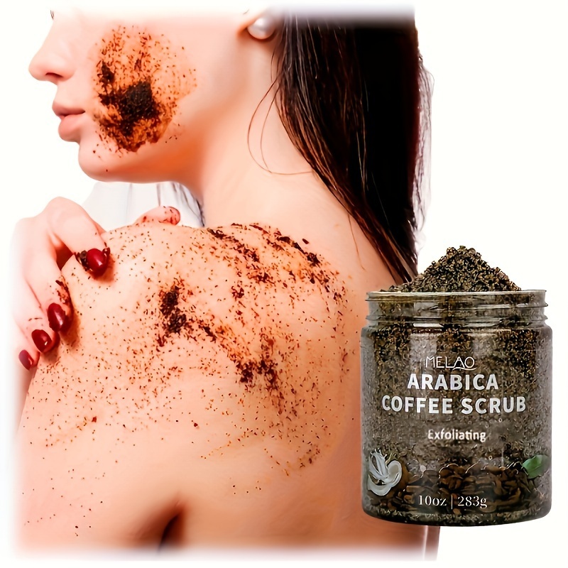 MELAO Arabica Coffee Scrub - All Natural Exfoliating Body Scrub for Skin Care Dead Sea Salt and Arabica Coffee Moisturizing 285g(FROM MALAYSIA) - View 3 of 3
