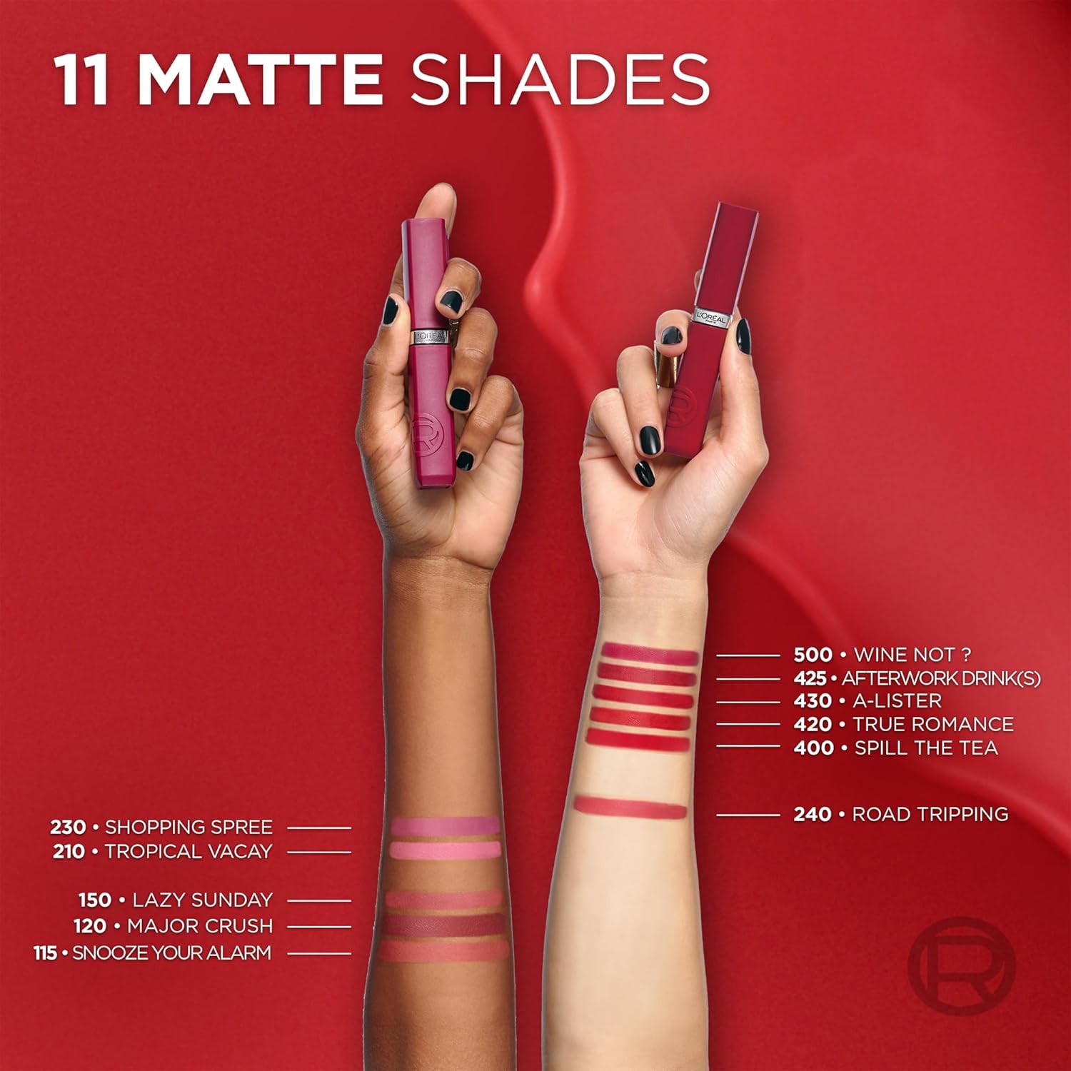L’Oréal Paris , Infaillible Le Matte Resistance Liquid Lipstick up to 16 Hour wear, 500 WINE NOT? - View 3 of 7