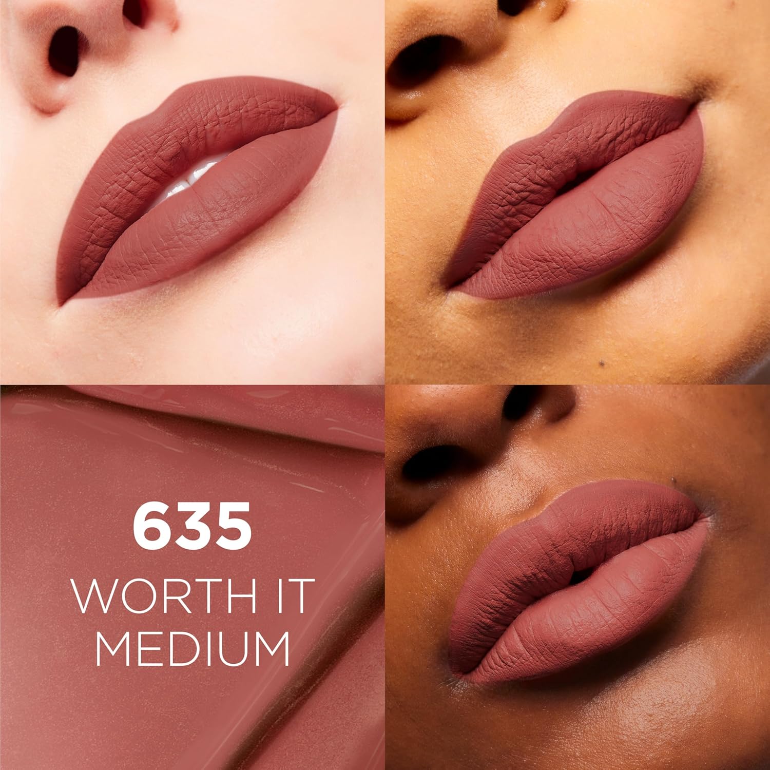 L’Oréal Paris Infaillible Le Matte Resistance Liquid Lipstick up to 16 Hour wear, 635 WORTH IT MEDIUM, 5ml - View 2 of 10