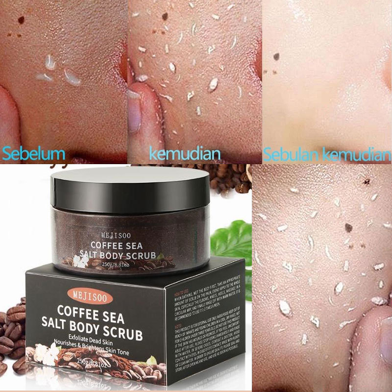 Meet Coffee Body Scrub 250g – Moisturizing, Cleansing & Deep Exfoliating Body Care(FROM MALAYSIA) - View 3 of 3