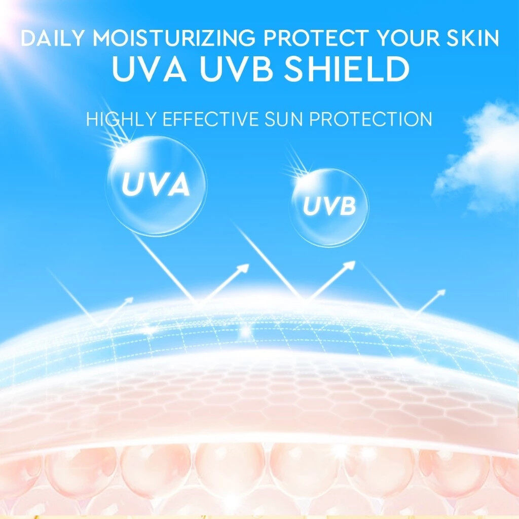 Glad2Glow Light Sunscreen SPF50 PA+++ 30g | UVA UVB Shield | Lightweight Daily Sun Protection | Non-Greasy Formula | Skin Barrier Support | Moisturizing Facial Sunscreen for All Skin Types - View 3 of 3