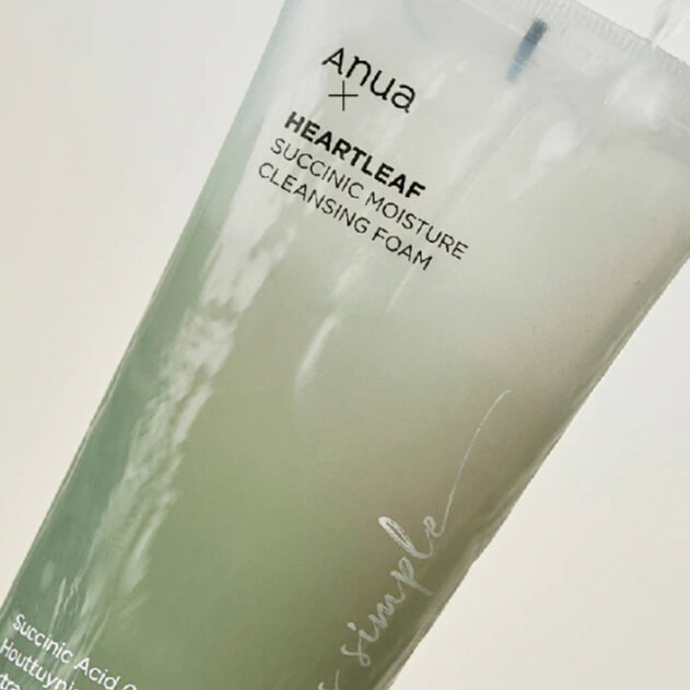 ANUA Heartleaf Succinic Moisture Cleansing Foam 150ml Hydrating Face Wash with Heartleaf Extract & Quercetinol Pore Deep Cleansing Foam for Oily, Combination & Sensitive Skin Daily Care - View 4 of 4