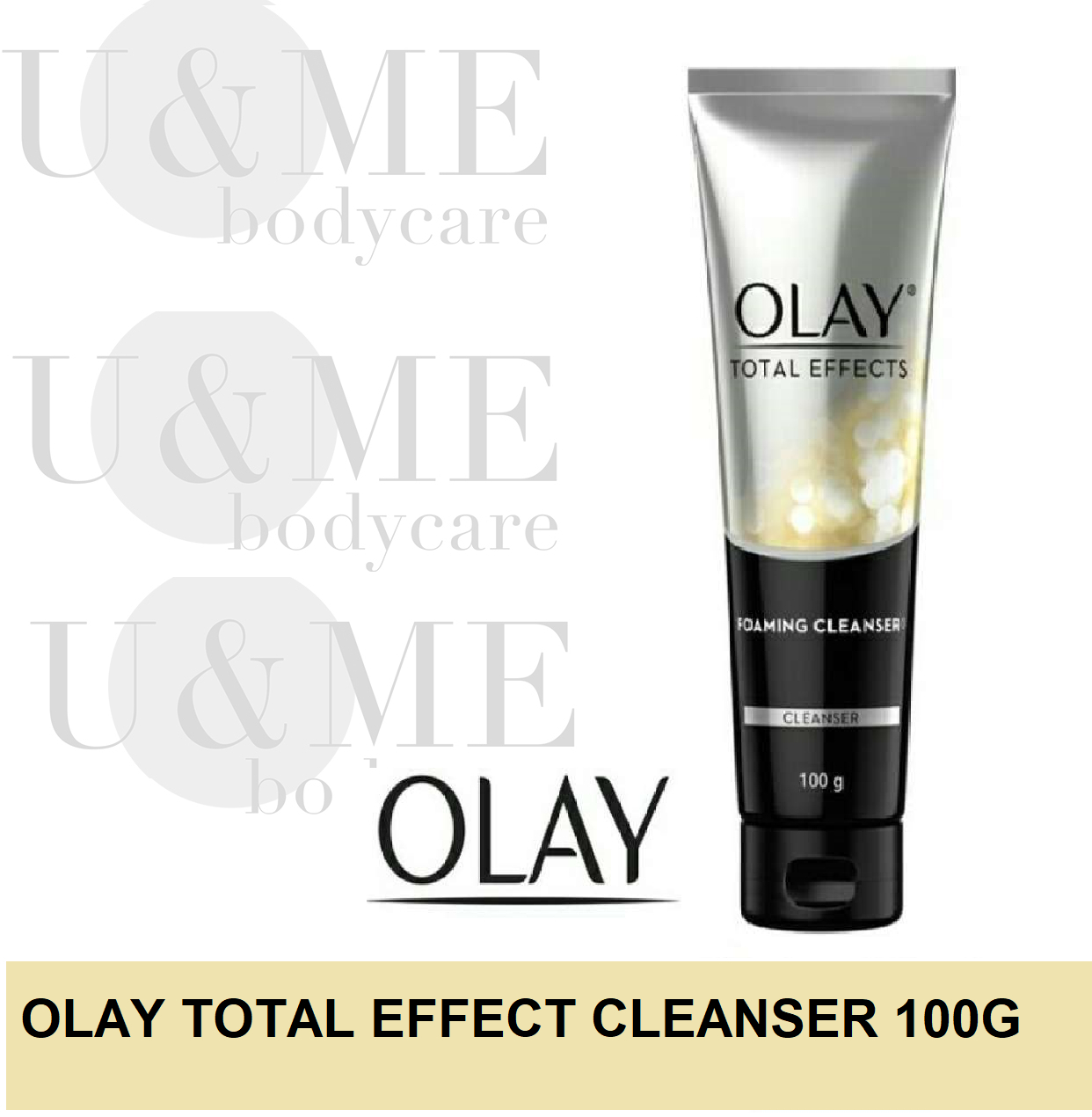 Olay White Total Effects Foaming Cleanser 100g Brightening Facial Wash with Gentle Foam Formula Removes Impurities Helps Refresh Skin Supports Even Tone Hydration Daily Anti-Aging Skincare Cleansing - View 2 of 3
