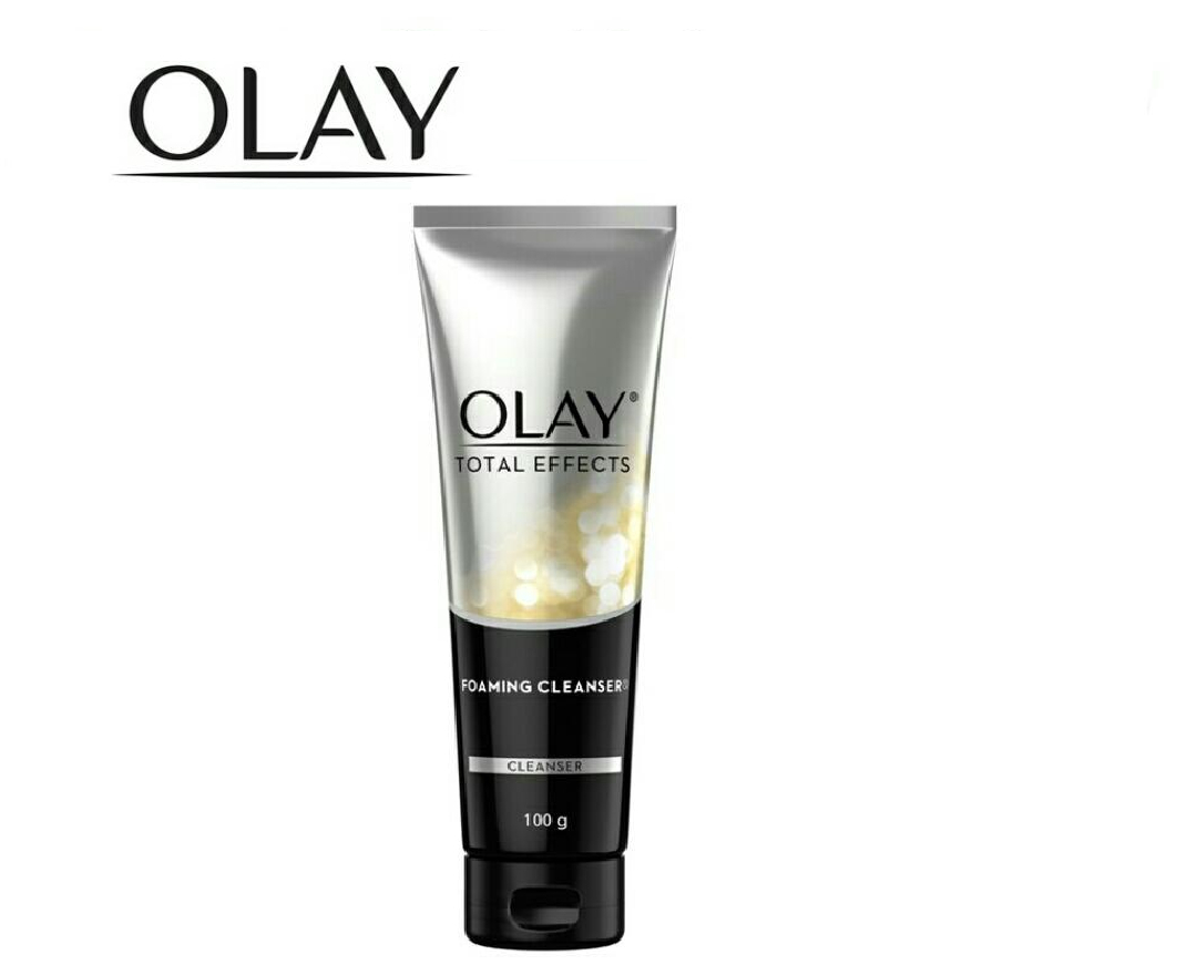Olay White Total Effects Foaming Cleanser 100g Brightening Facial Wash with Gentle Foam Formula Removes Impurities Helps Refresh Skin Supports Even Tone Hydration Daily Anti-Aging Skincare Cleansing - View 3 of 3