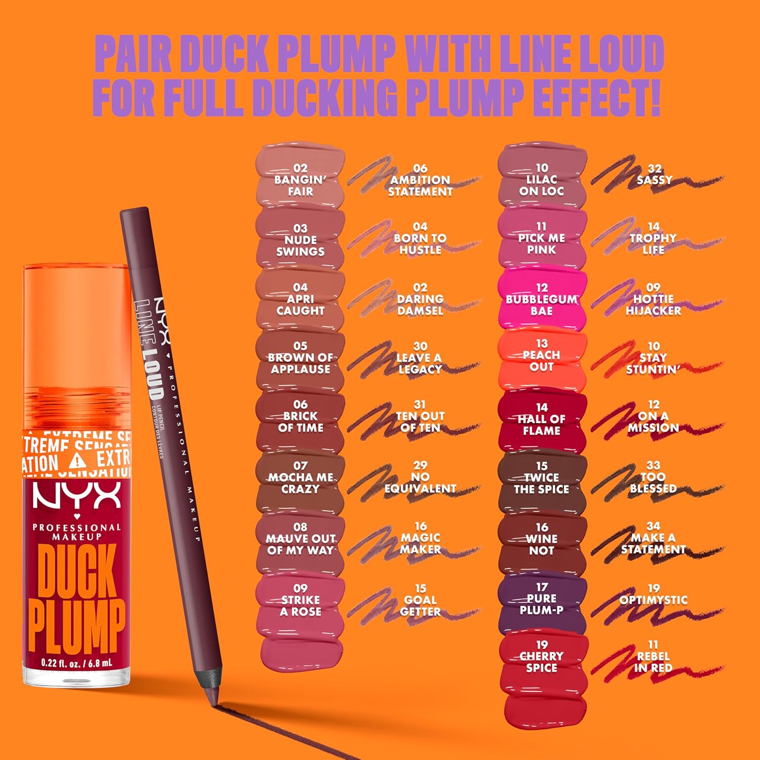NYX PROFESSIONAL MAKEUP DUCK PLUMP LIP PLUMPING LACQUER, HIGH PIGMENT, HIGH SHINE, HIGH SPARKLE LIP GLOSS - CHERRY SPICE - View 2 of 6