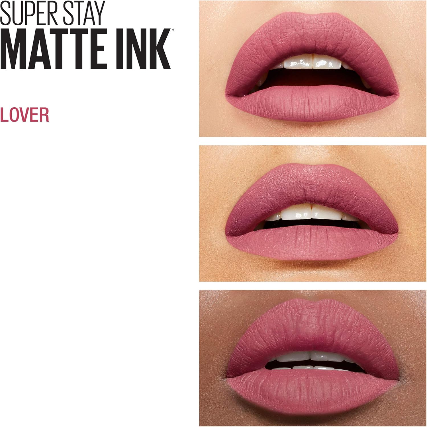Maybelline New York SUPERSTAY MATTE INK lipstick 15 lover 5 ml - View 2 of 6
