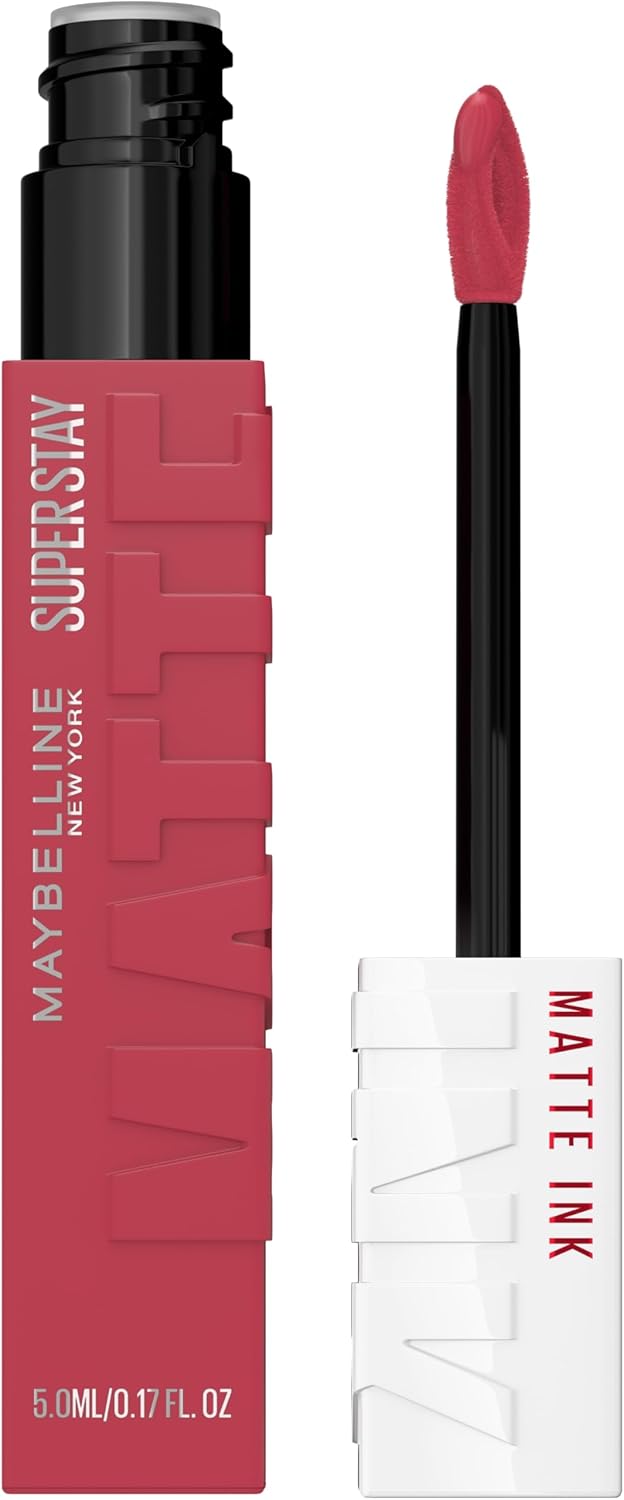 Maybelline New York Super Stay Matte Ink Pinks Lipstick, 155 Savant Nude, 26G - View 7 of 7