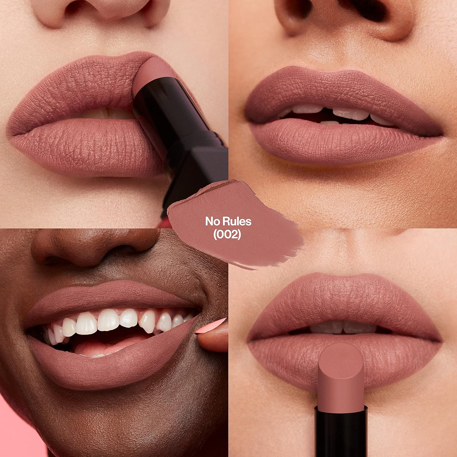 REVLON (002 No Rules) - Lipstick by Revlon, ColorStay Suede Ink, Built-in Primer, Infused with Vitamin E, Waterproof, Smudgeproof, Matte Colour, 002 No Rules (Pack of 1) - View 6 of 7