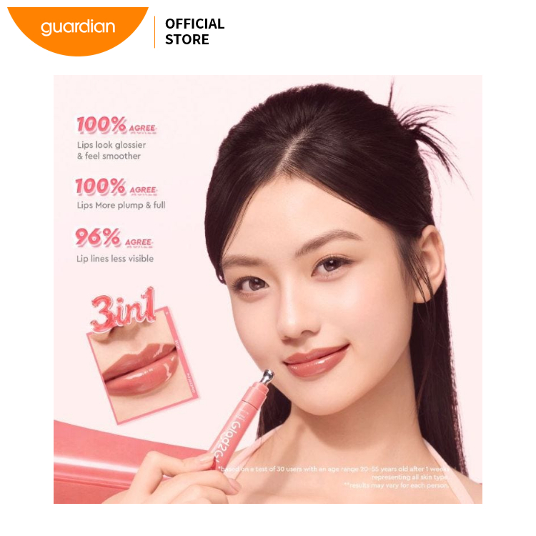 Glad2Glow Brightening Lip Serum Pumpkin Frost, Hydrating Nourishing Lip Treatment with Moisturizing Formula, Helps Smooth Dry Lips, Enhances Natural Shine, Lightweight Daily Lip Care, 7g - View 5 of 5