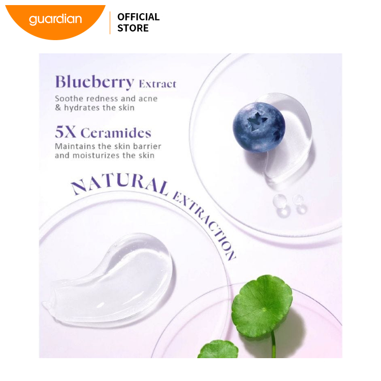 Glad2Glow Ceramide Low pH Blueberry Gel Cleanser, Gentle Hydrating Facial Wash with Ceramide Formula, Maintains Skin Barrier, Removes Dirt and Oil, Refreshing Daily Skincare, 70ml - View 3 of 4