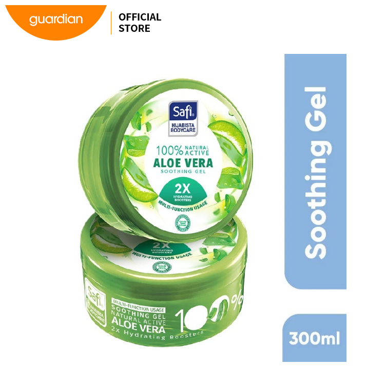 Safi Hijabista Bodycare Aloe Vera Soothing Gel 300ml, Refreshing Hydrating Gel with Aloe Vera Extract, Helps Soothe and Moisturize Skin, Lightweight Non-Sticky Formula, Daily Body Care - View 2 of 3