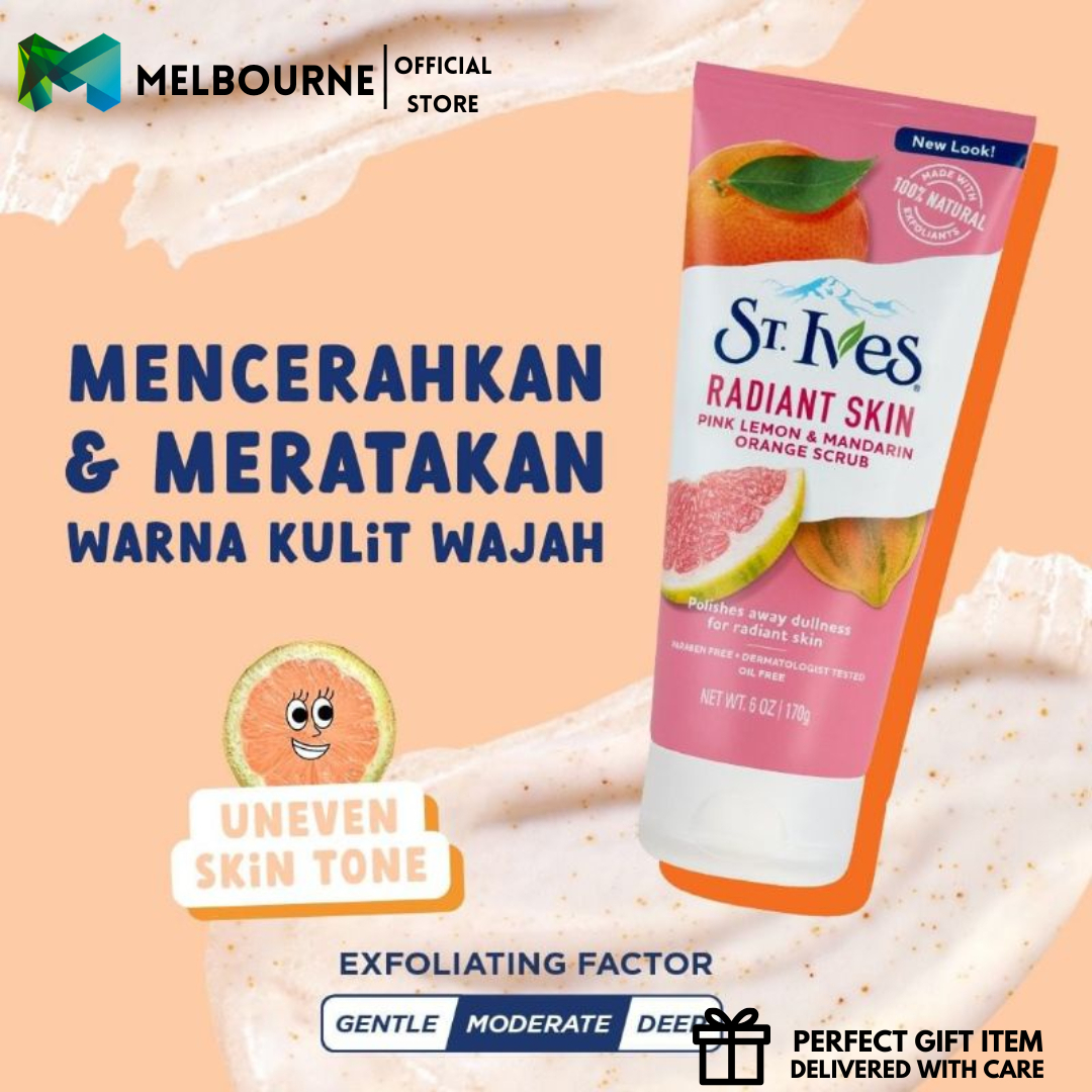 ST. LIVE Pink Lemon & Mandarin Orange Scrub - Exfoliating & Brightening Face & Body Scrub - View 2 of 3