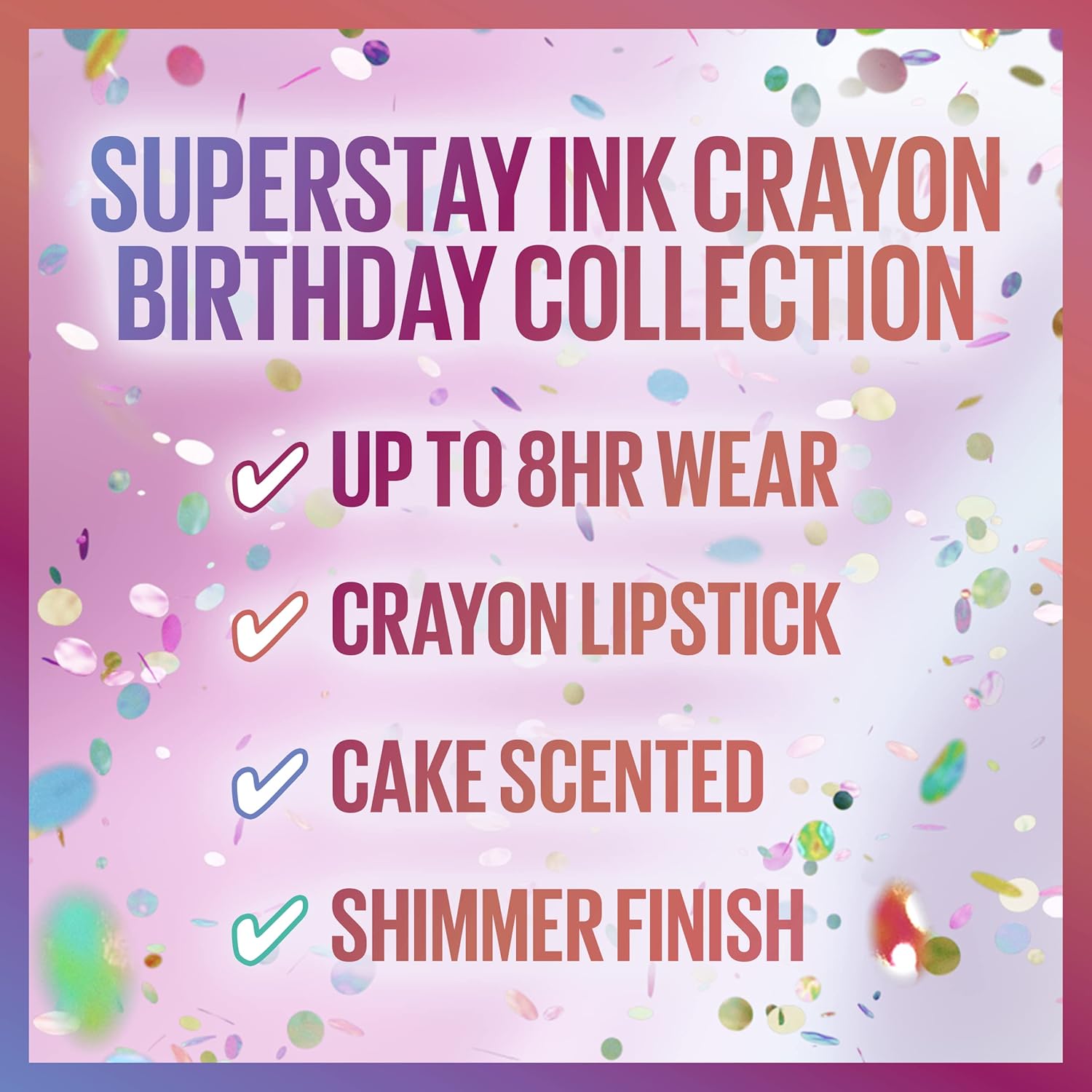 Maybelline Super Stay Ink Crayon Matte Longwear Lipstick Makeup, Long Lasting Matte Lipstick with Built-In Sharpener, Limited Edition Birthday Collection, Spoil Me, 0.04 Ounce (Pack of 1) - View 6 of 7