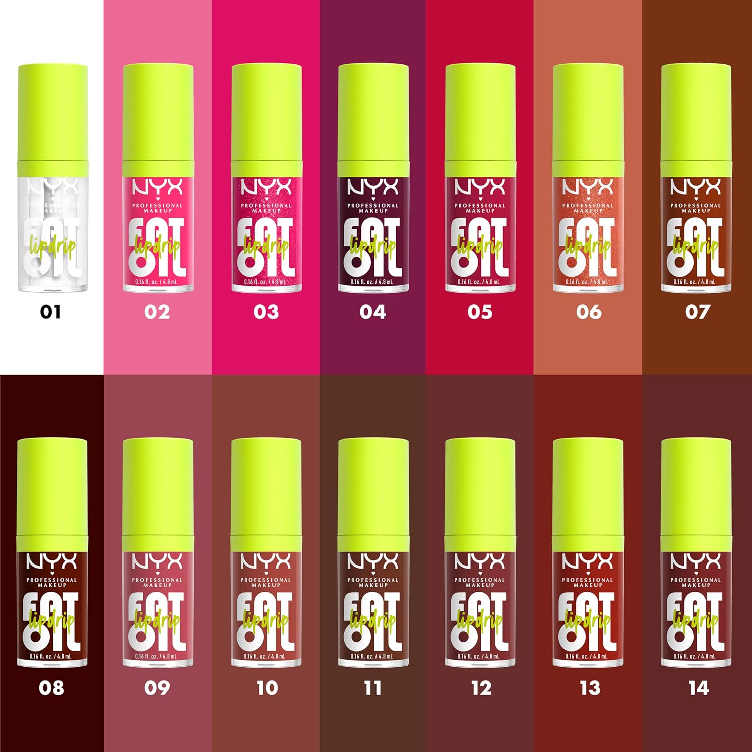NYX PROFESSIONAL MAKEUP Fat Oil Lip Drip, Moisturizing, Shiny, Vegan Tinted Lip Gloss, Non-Sticky Finish, 12H Hydration, Squalane, Raspberry and Cloudberry Oils - INSIDE SCOOP - View 3 of 6