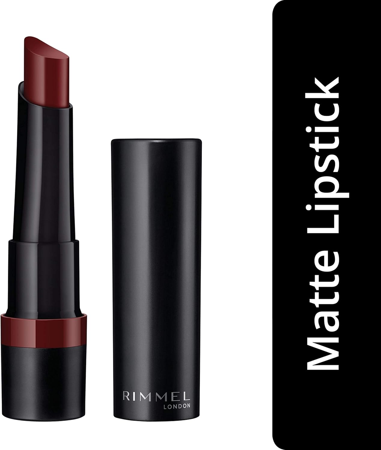 Rimmel London Lasting Finish Matte Lipstick 560 Crimson Desire, 2.3g - View 7 of 8