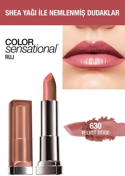 Maybelline Color Sensational Lipstick 630 Velvet Beige - View 4 of 5
